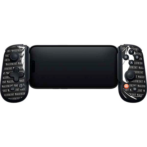 Disney Villains Maleficent Black and White Backbone One for iPhone Game Controller Skin
